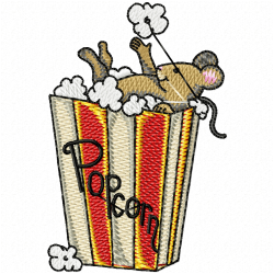 Mice Embroidery Design 2